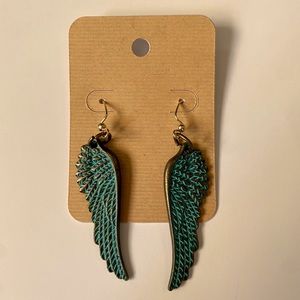 Angel wing earrings